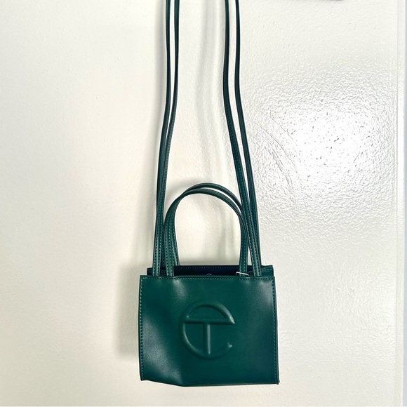 Telfar Handbags - Telfar Small Shopper Purse - Dark Olive